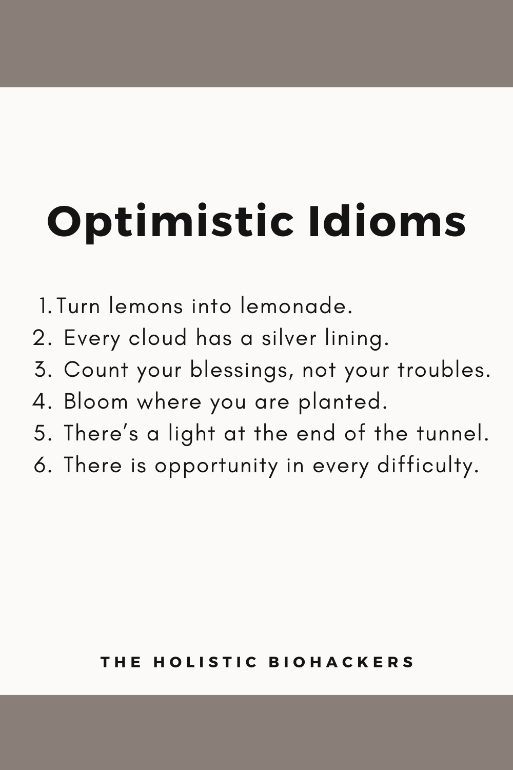 optimistic idioms