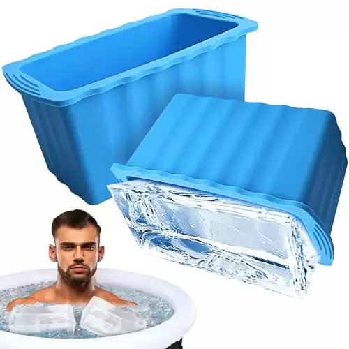 2 Pk Extra Large Ice Block Molds